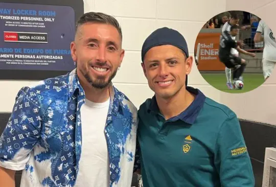 Héctor Herrera le reclamó a Chicharito Hernández por una falta que le cometió