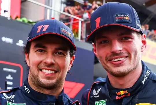 Checo Pérez llamó agresivo a Max Verstappen, su compañero de Red Bull Racing