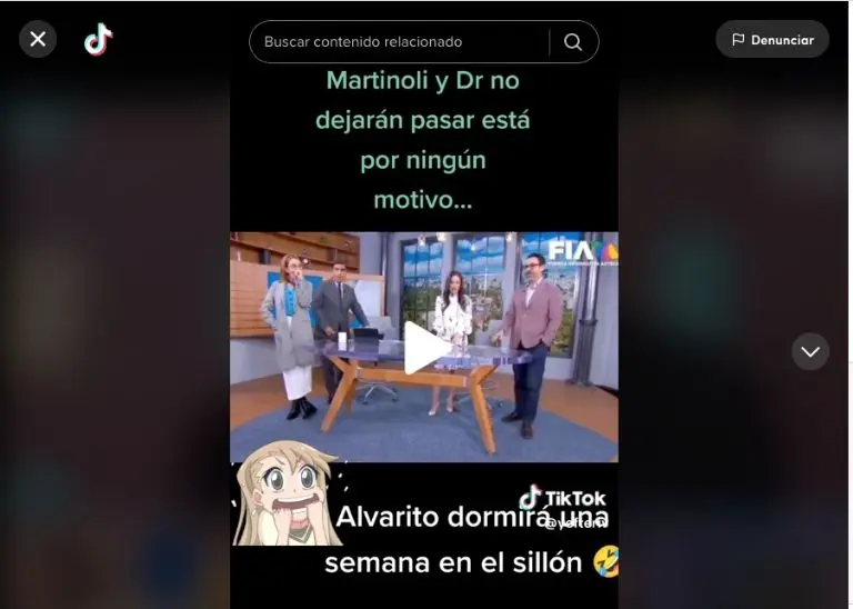 En redes sociales dio de qué hablar este momento.