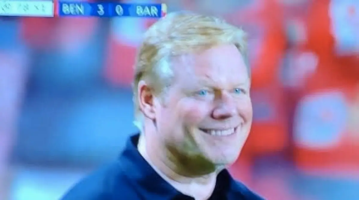 La estancia de Ronald Koeman en Barcelona provoc&oacute; que en varios momentos no le quedara de otra m&aacute;s que ver positivamente la situaci&oacute;n, como contra el Benfica en la Champions League.