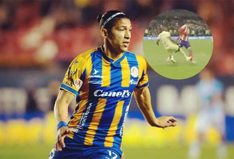 Ángel Zaldívar se mostró inconforme que no le marcaron un penal en el America vs Atlético de San Luis Ángel Zaldívar se mostró inconforme que no le marcaron un penal en el America vs Atlético de San Luis
