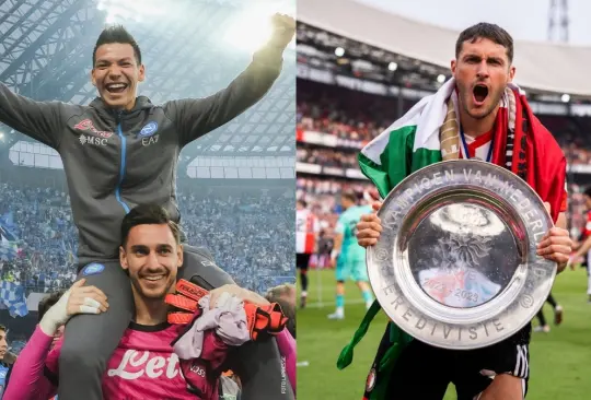 Chucky Lozano y Santiago Giménez fueron uno de varios mexicanos que fue campeón en Europa en 2023