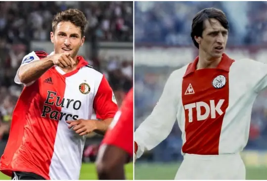 Luego de ganar el título de la Eredivisie, Santiago Giménez se unió a una prestigiada lista donde aparece Johan Cruyff.