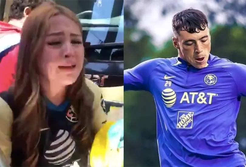 Una aficionada del Am&eacute;rica qued&oacute; triste por no poder conocer a Federico Vi&ntilde;as.