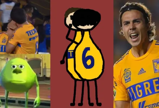 Sebastián Córdova se encargó de meter el gol del empate de Tigres vs Rayados; de igual modo marcó un segundo tanto que fue anulado pero que no evitó que se llevara los memes producto de un beso con Juan Pablo Vigón.