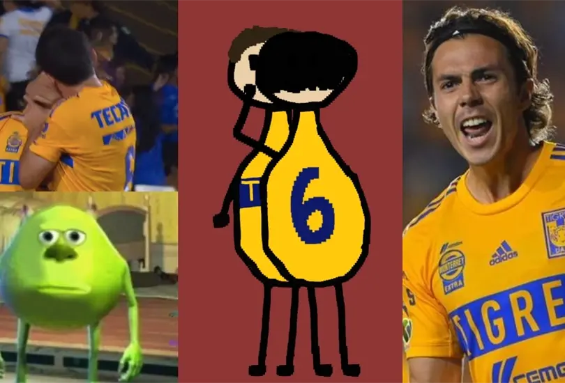 Sebasti&aacute;n C&oacute;rdova se encarg&oacute; de meter el gol del empate de Tigres vs Rayados; de igual modo marc&oacute; un segundo tanto que fue anulado pero que no evit&oacute; que se llevara los memes producto de un beso con Juan Pablo Vig&oacute;n.