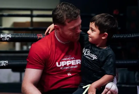 Saúl Álvarez no es el ídolo de su propio hijo. Saúl Álvarez no es el ídolo de su propio hijo.