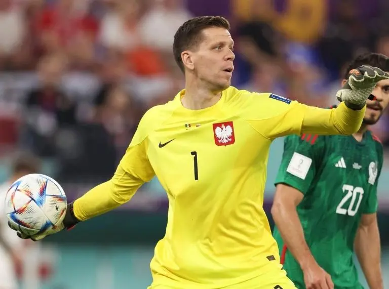 Wojciech Szczesny en partido vs México en Qatar 2022 - @wojciech.szczesny