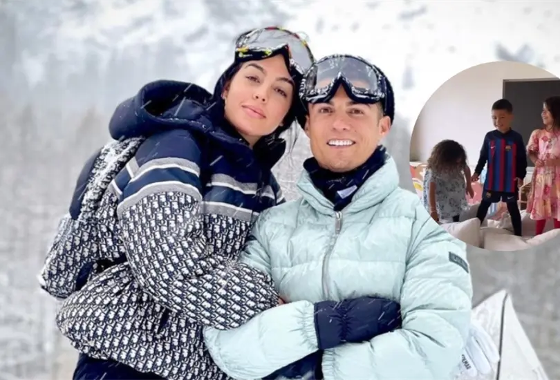 Georgina Rodr&iacute;guez subi&oacute; una foto de su hijo con los colores del Barcelona con el que Cristiano Ronaldo se pudo sentir traicionado.