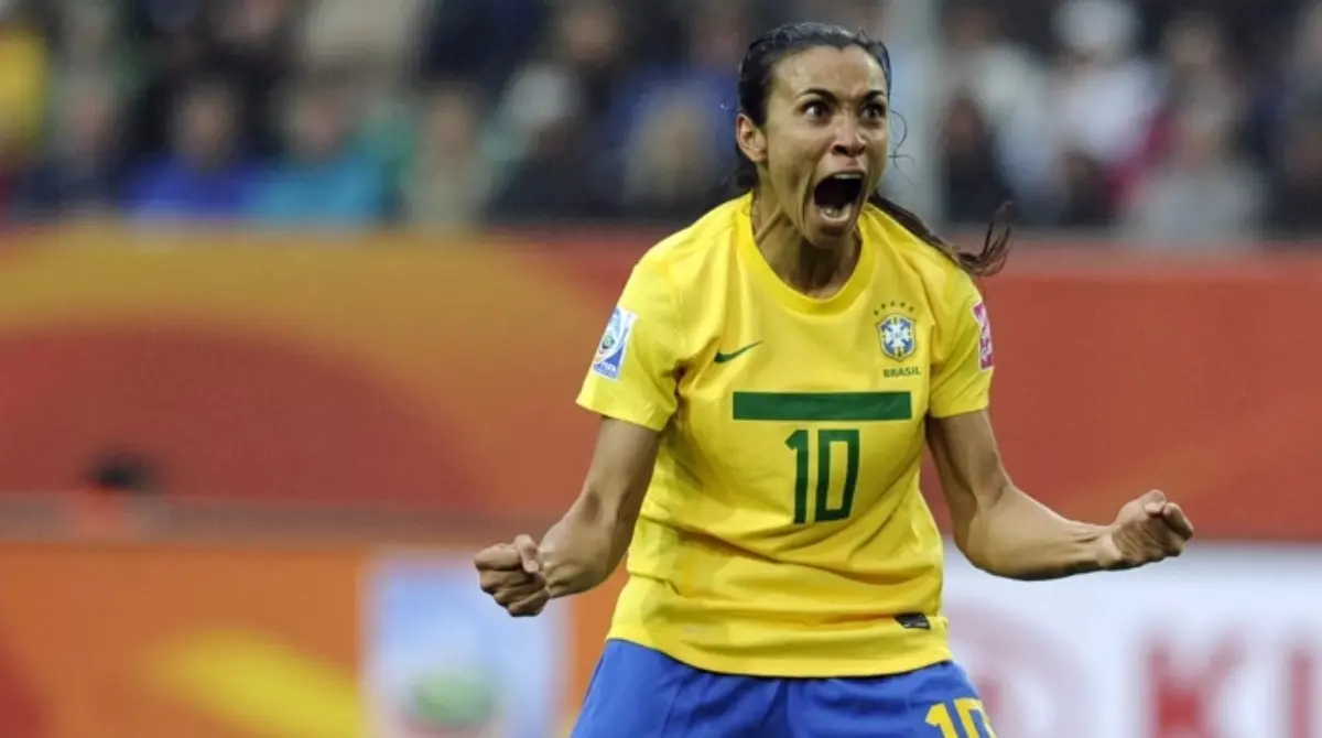 MARTA. La brasileña ha sido reconocida seis veces como mejor futbolista del mundo por parte de la FIFA (de 2006 a 2010 y 2018). Es la máxima goleadora de Brasil y de la historia de los Mundiales con 17 tantos.