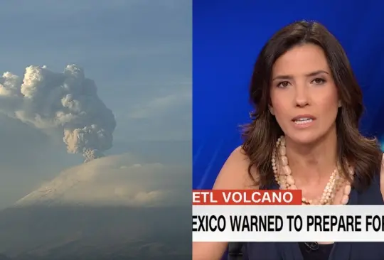 Una Periodista de CNN se equivocó al pronunciar Popocatépetl y se hizo viral