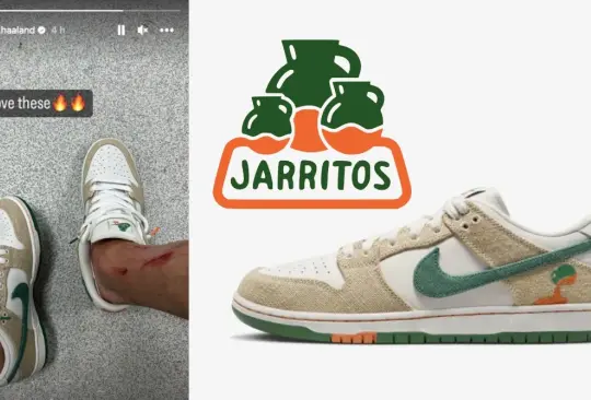 Erling Haaland presumió uno de las colaboraciones de Nike que más han emocionado a los aficionados: Los SB Dunk Low x Jarritos