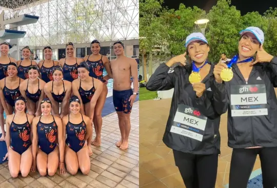 El equipo de natación artística se lanzó al emprendimiento para costear sus competencias. 