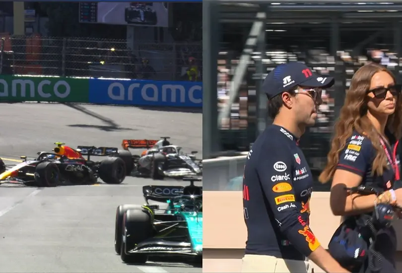 Checo Pérez sufrió un choque que lo mandó al último lugar de la clasificación mientras que Max Verstappen consiguió la Pole Position en el GP de Mónaco. Checo Pérez sufrió un choque que lo mandó al último lugar de la clasificación mientras que Max Verstappen consiguió la Pole Position en el GP de Mónaco.