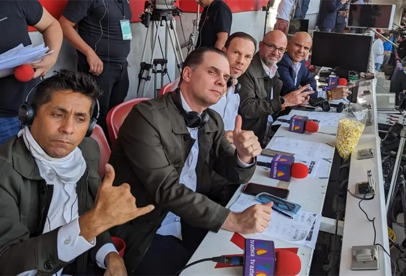 TV Azteca llev&oacute; a la Final del Clausura 2023 a Christian Martinoli, Luis Garc&iacute;a y compa&ntilde;&iacute;a. 