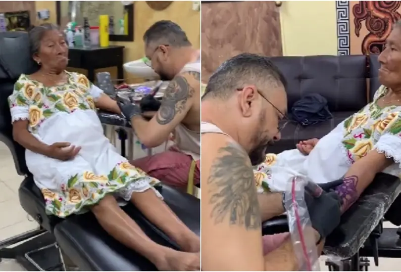 La abuelita yucateca se viralizó en las redes sociales. La abuelita yucateca se viralizó en las redes sociales.