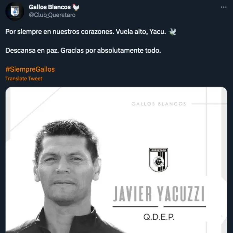 Quéretaro confirmó el fallecimiento de Javier Yacuzzi - Captura