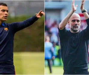 Pep Guardiola aplaude a Rafa Márquez por cómo avanza su carrera como DT