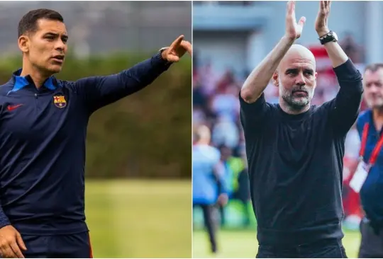 Pep Guardiola y Rafa Márquez, personajes exitosos en la historia del Barcelona.