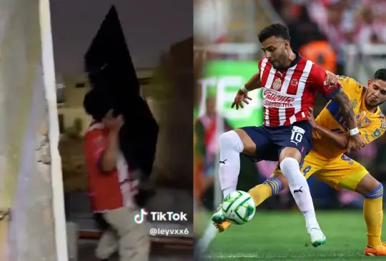 Un aficionado de Chivas destruyó su TV luego de la derrota del equipo ante Tigres Un aficionado de Chivas destruyó su TV luego de la derrota del equipo ante Tigres