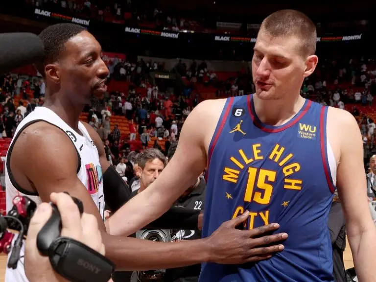 Bam Adebayo y Nikola Jokic serán parte de las NBA Finals 2023 entre Heat y Nuggets - Twitter @NBALatam