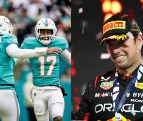 GP de Miami 2023: ¿Cómo los Miami Dolphins, de NFL, ´ayudarán´ a Checo Pérez y a la F1?