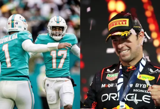Los Miami Dolphins estarán con Checo Pérez en el GP de Miami 2023 Los Miami Dolphins estarán con Checo Pérez en el GP de Miami 2023