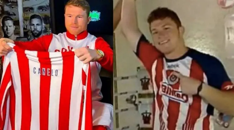 'Canelo' y su afición por Chivas - Redes sociales