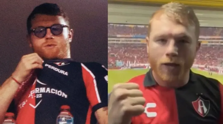 'Canelo' y su gusto por el Atlas - Capturas de pantalla Redes Sociales