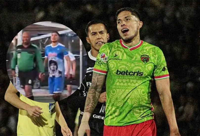 Carlos Salcedo fue visto en un juego de Fut 7.