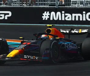 Checo P&eacute;rez no puede arruinar&acute; remontada &eacute;pica de Verstappen y pierde el GP de Miami 2023