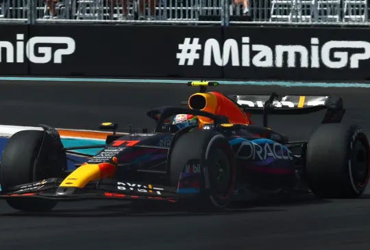 Checo Pérez se quedó con las ganas de quedarse con la victoria en el GP de Miami 2023