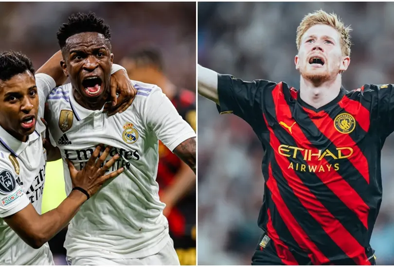 Vinicius Jr y kevin de Bruyne fueron los protagonistas al anotar golazos para que Real Madrid y Manchester City emaptaran en la ida de las semifinales de la Champions League.