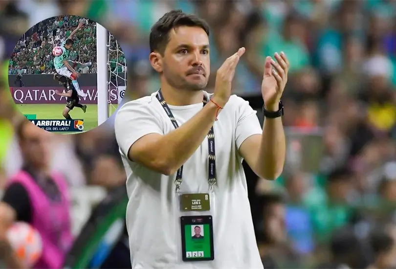 Nicolás Larcamón quedó muy enojado con el arbitraje del León vs LAFC Nicolás Larcamón quedó muy enojado con el arbitraje del León vs LAFC