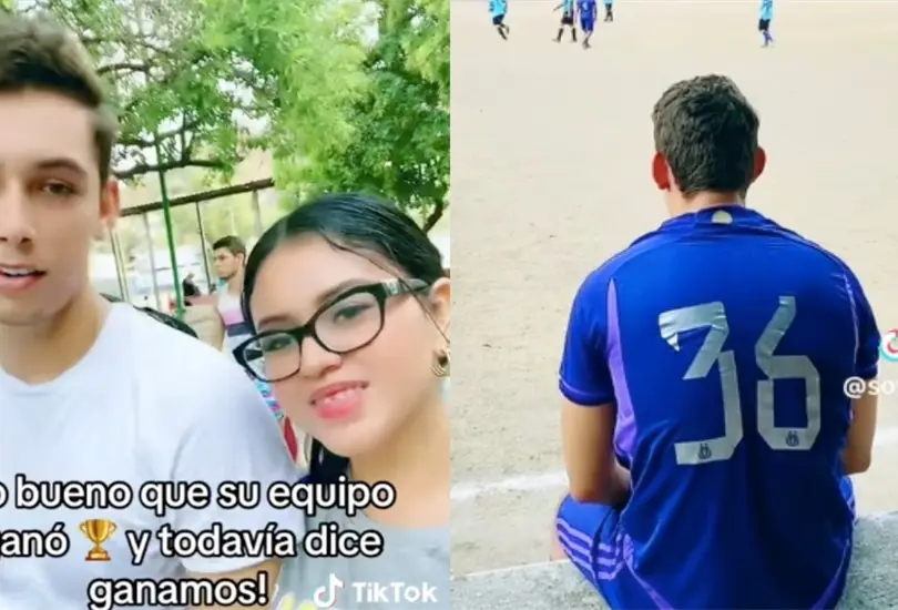 Un joven invit&oacute; a su novia para que lo viera jugar futbol y se qued&oacute; en la banca