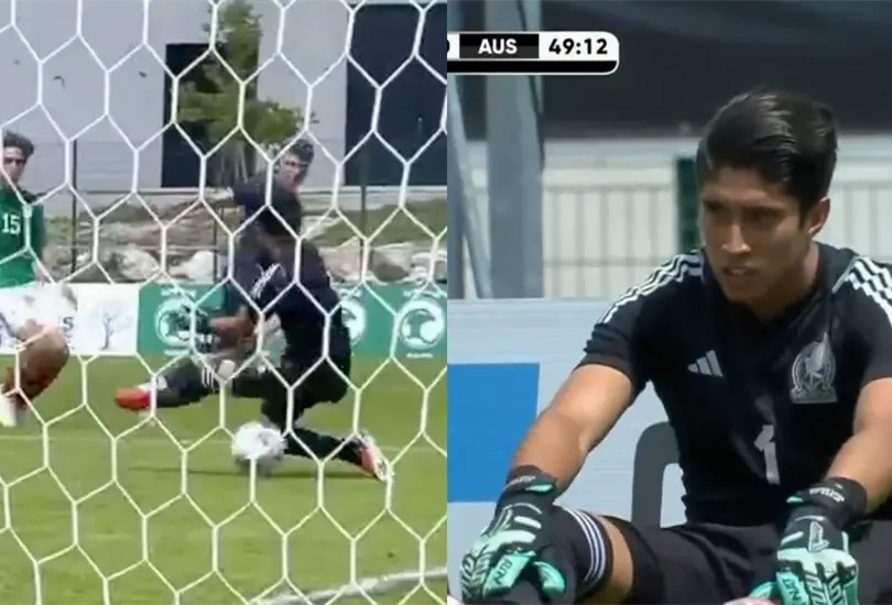 H&eacute;ctor Holgu&iacute;n se equivoc&oacute; en la derrota de la Selecci&oacute;n Mexicana sub-23 ante Australia en el Torneo Maurice Revello