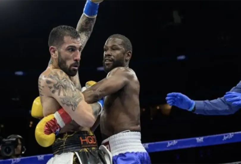 Gotti se vio provocador desde el principio en su pelea contra Mayweather.