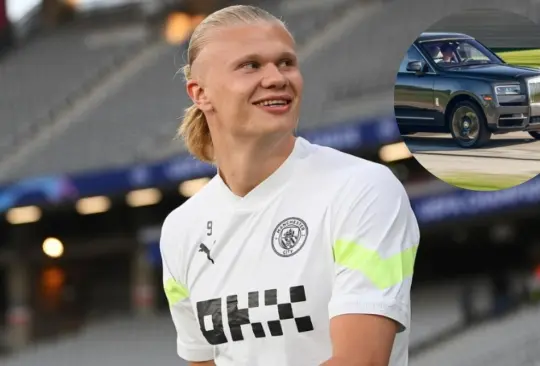 El futbolista de Noruega tiene un modelo Rolls-Royce exclusivo.