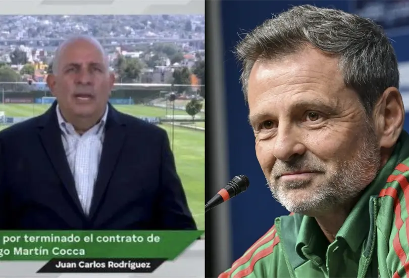 Juan Carlos Rodr&iacute;guez hizo oficial el despido de Diego Cocca luego de la derrota de la Selecci&oacute;n Mexicana ante Estados Unidos