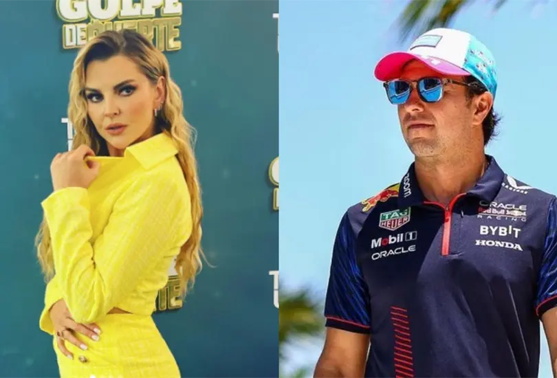 Marjorie de Sousa y Checo P&eacute;rez fueron captados juntos.