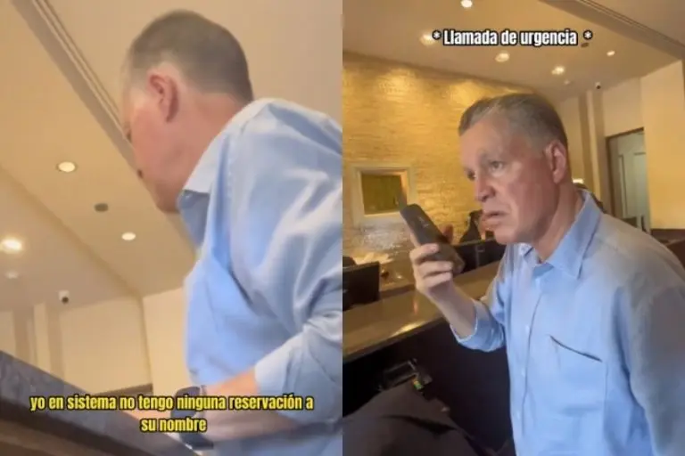 Andrés Vaca le hizo una broma pesada a Ricardo Peláez, ya que lo 'dejó' sin habitación de hotel - Captura