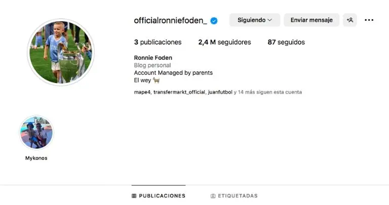 Perfil oficial de 'El Wey'