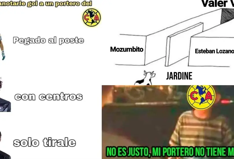 Los memes no perdonaron al América. Los memes no perdonaron al América.