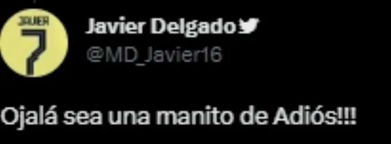 Captura de pantalla de respuestas a Layún.
