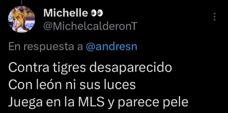 Captura de pantalla de reacciones sobre Carlos Vela.