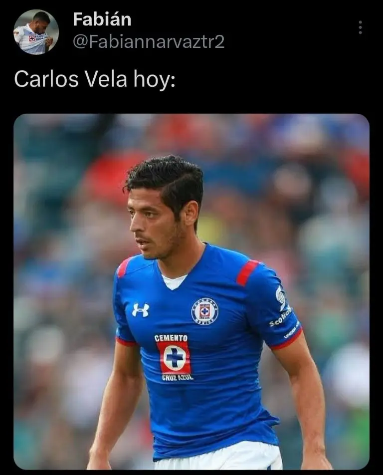 Captura de pantalla de reacciones sobre Carlos Vela.