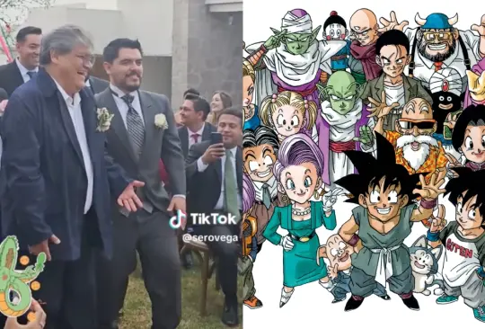 Un novio causó revuelo en redes sociales al usar una canción de Dragon Ball en su boda