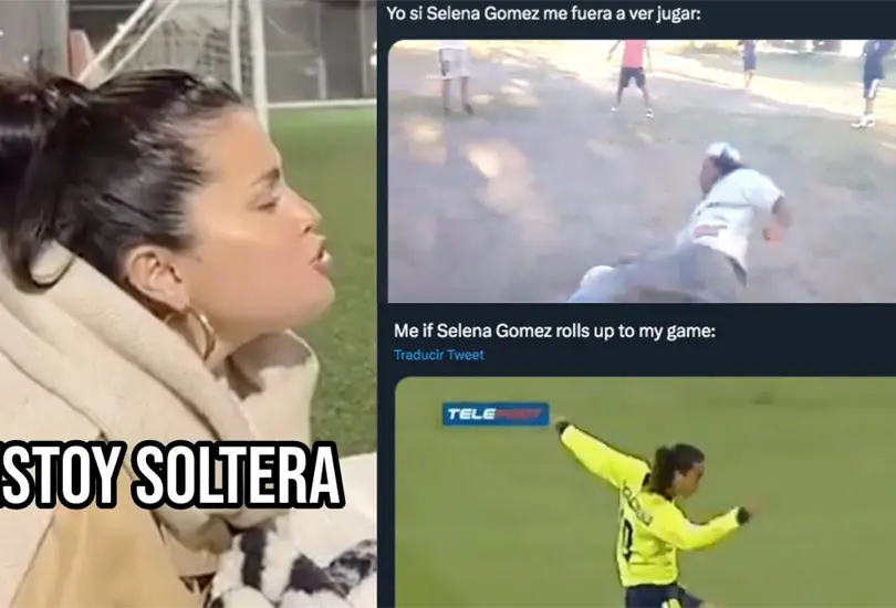Selena Gómez hizo acto de presencia en una cancha de futbol. Selena Gómez hizo acto de presencia en una cancha de futbol.