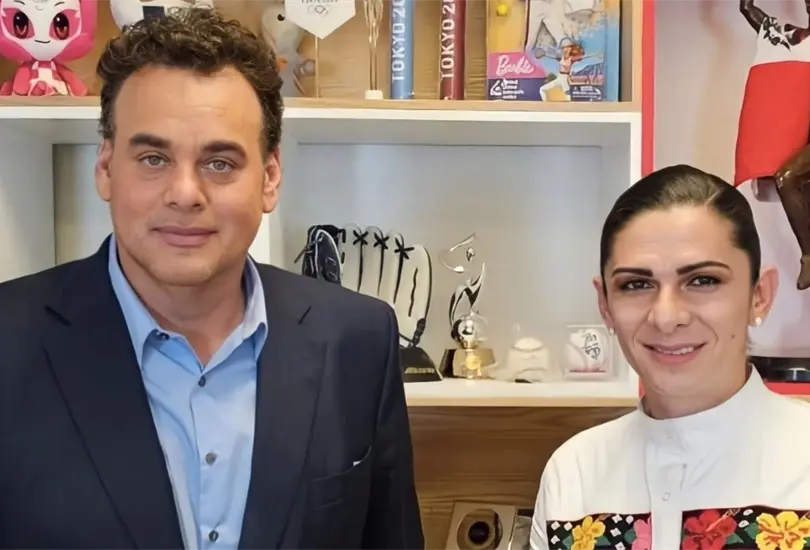 David Faitelson apoyó a Ana Guevara. David Faitelson apoyó a Ana Guevara.