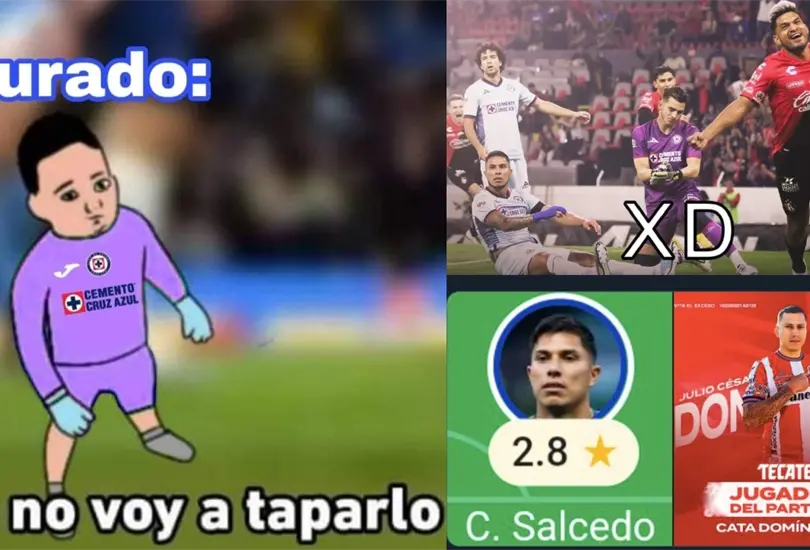 Los memes no perdonaron a Cruz Azul.